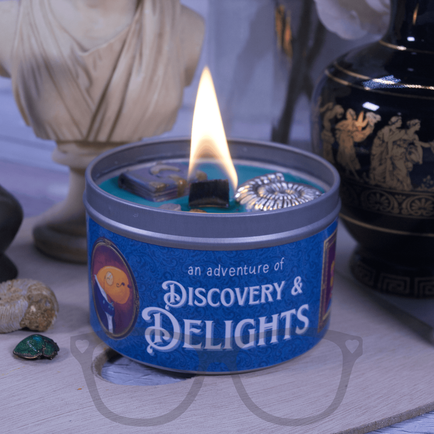 Discovery and Delights Candle by MGB and Chaos Curios - Mini Geek Boutique