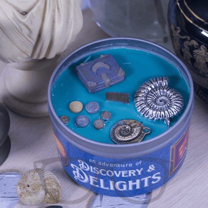 Discovery and Delights Candle by MGB and Chaos Curios - Mini Geek Boutique