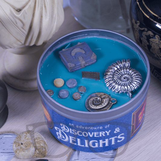 Discovery and Delights Candle by MGB and Chaos Curios - Mini Geek Boutique
