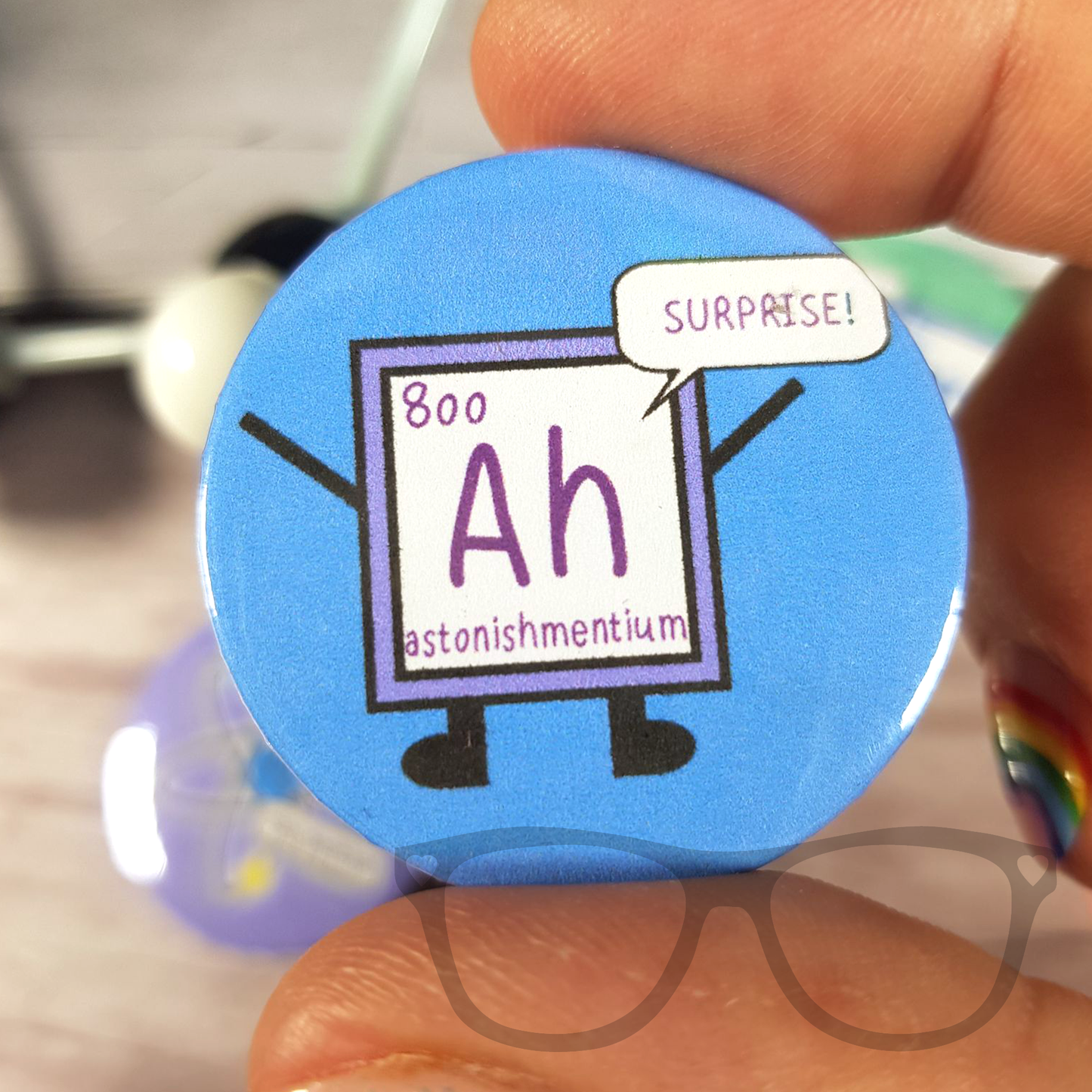 Science 38mm badge set - Mini Geek Boutique