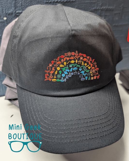 Geek and Proud black cotton Cap - Mini Geek Boutique