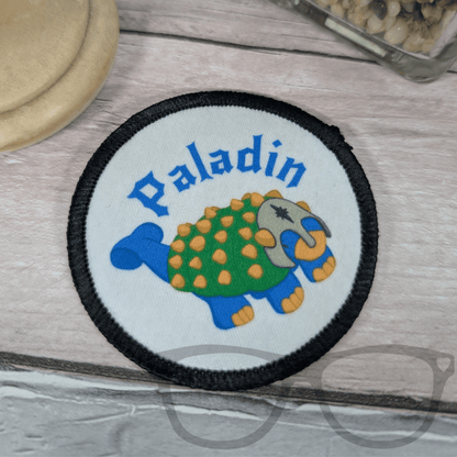 Hank The ankylosaurus Paladin Patch - Mini Geek Boutique