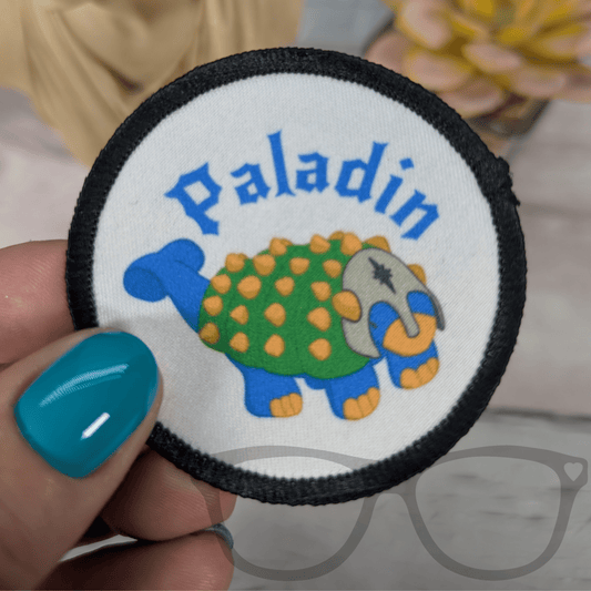 Hank The ankylosaurus Paladin Patch - Mini Geek Boutique