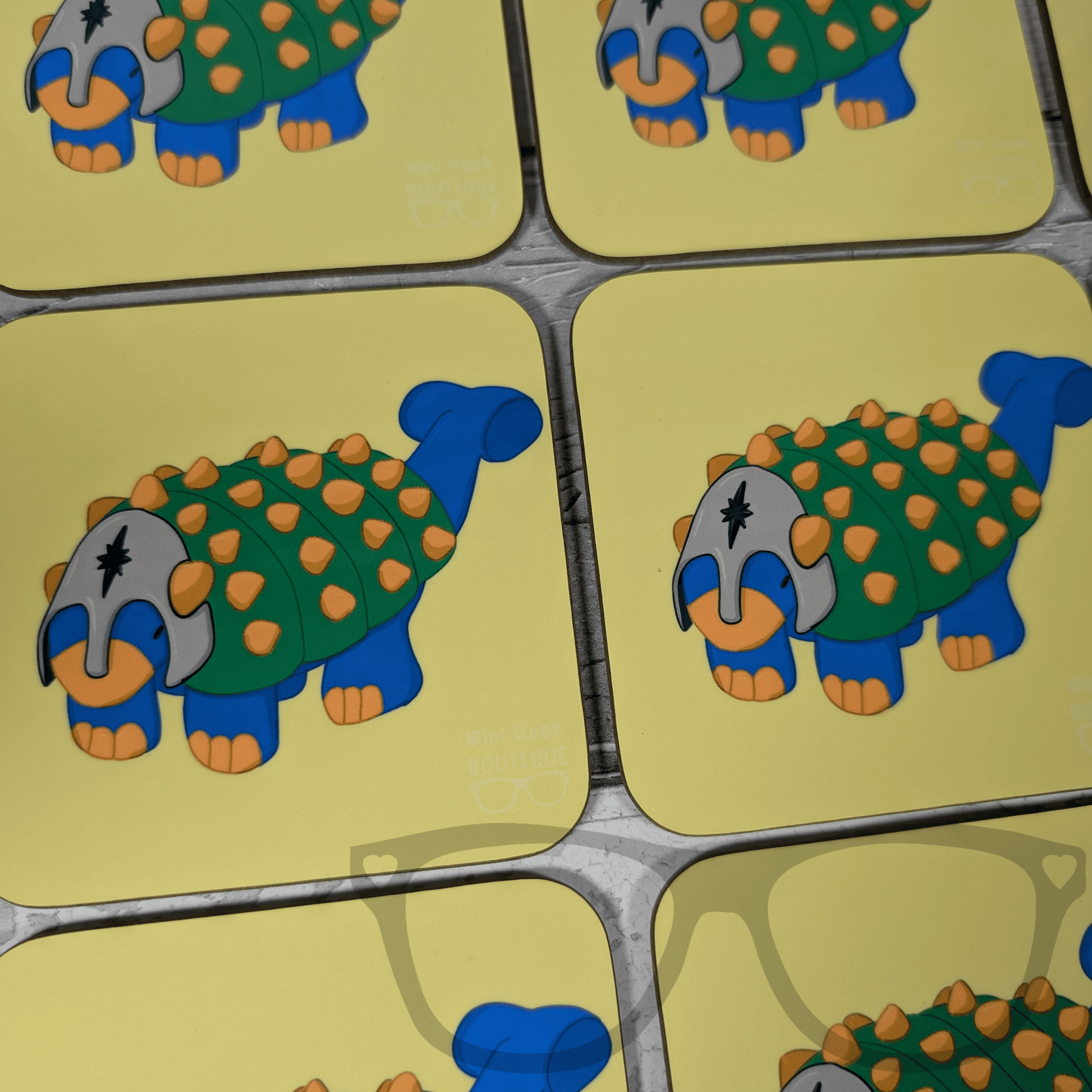 Hank the Paladin Coaster - Mini Geek Boutique