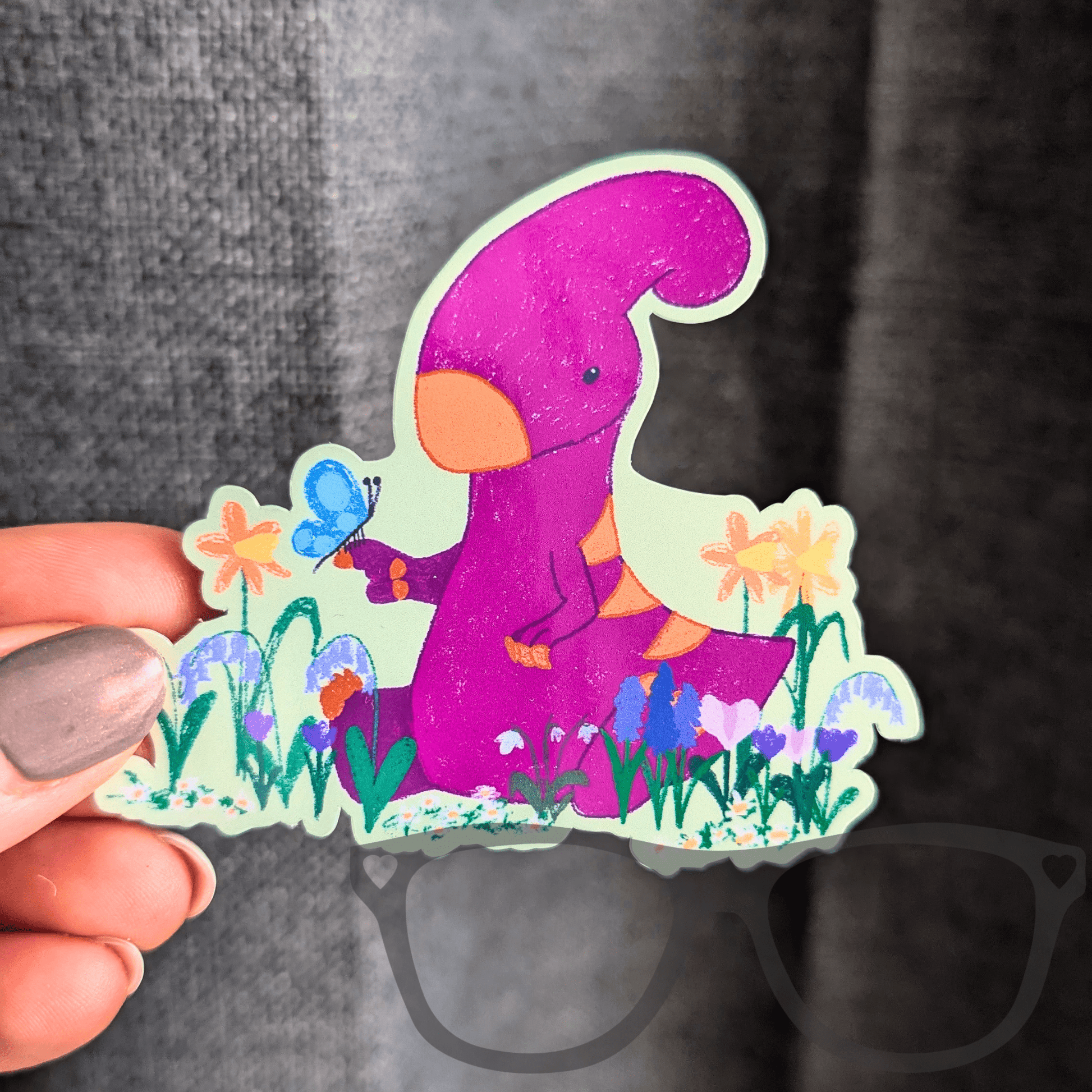 Irene in Springtime vinyl sticker - Mini Geek Boutique