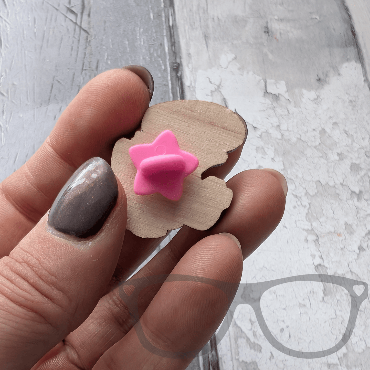 Irene the Parasaurolophus Wooden Pin - Mini Geek Boutique