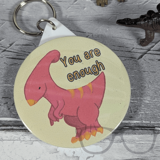 Irene "You are enough" 58mm Badge or Keyring - Mini Geek Boutique
