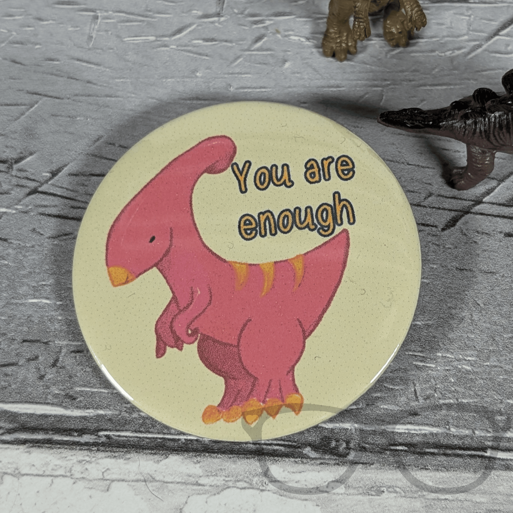 Irene "You are enough" 58mm Badge or Keyring - Mini Geek Boutique