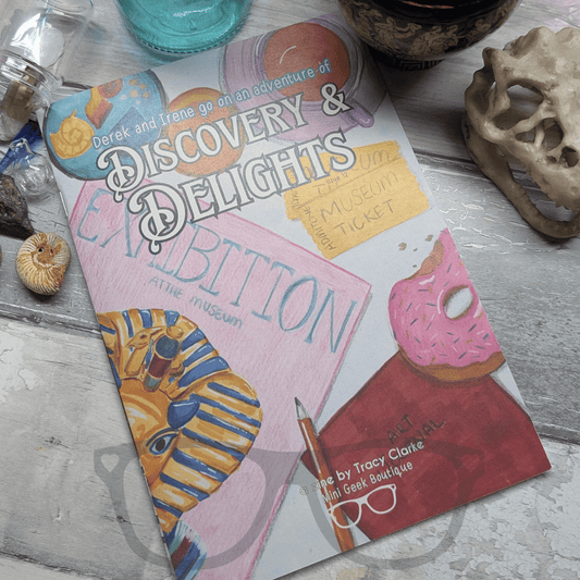 Issue 12 an adventure of discovery and delights dinosaur zine - Mini Geek Boutique