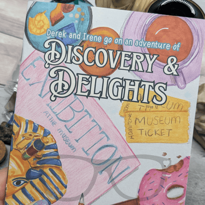Issue 12 an adventure of discovery and delights dinosaur zine - Mini Geek Boutique
