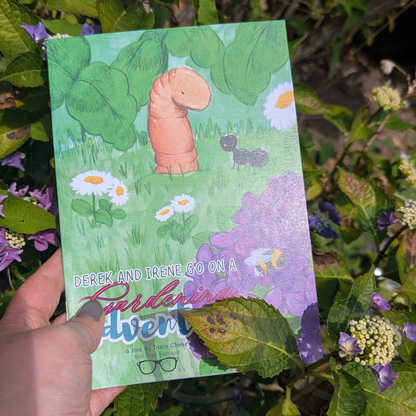 Issue 13 Derek and Irene go on a Gardening Adventure Zine - Mini Geek Boutique
