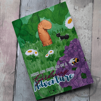 Issue 13 Derek and Irene go on a Gardening Adventure Zine - Mini Geek Boutique