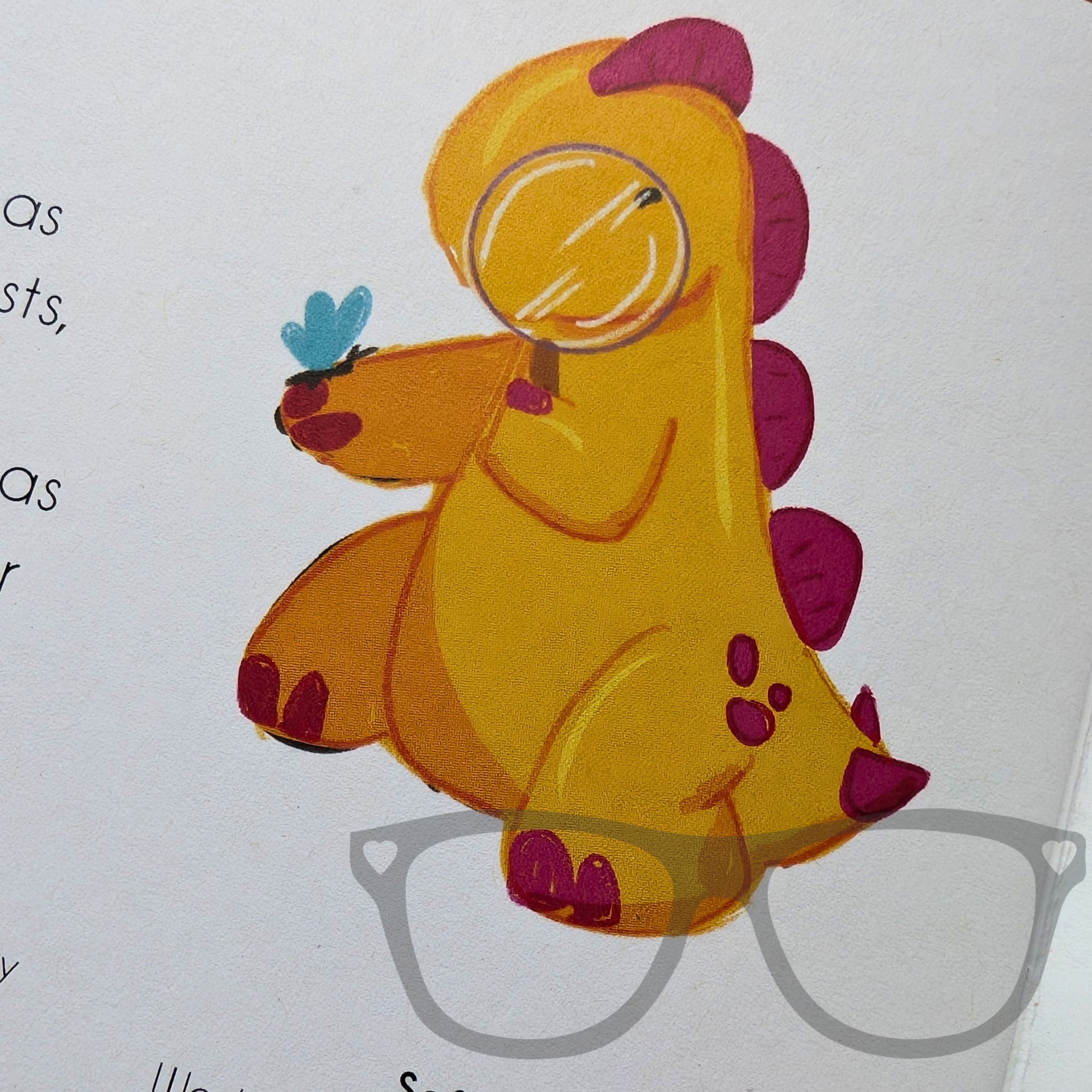 Illustration showing Derek in the gardening Zine