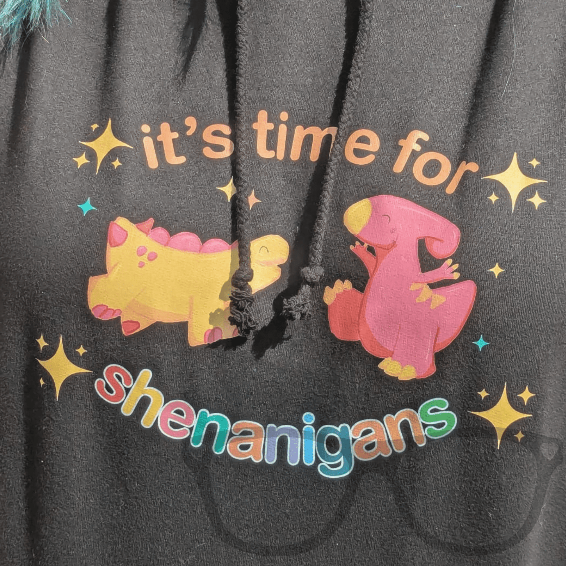 It’s Time for Shenanigans! Dino Hoodie - Mini Geek Boutique