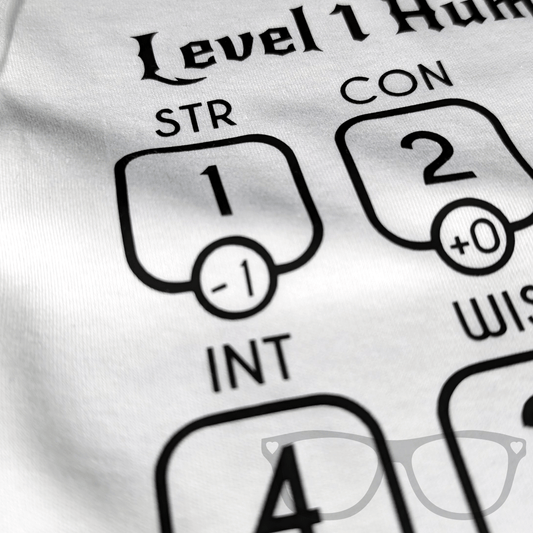 Level 1 Human Baby Bodysuit – The Perfect Gift for Geeky Parents - Mini Geek Boutique