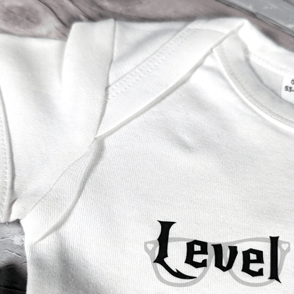 Level 1 Human Baby Bodysuit – The Perfect Gift for Geeky Parents - Mini Geek Boutique