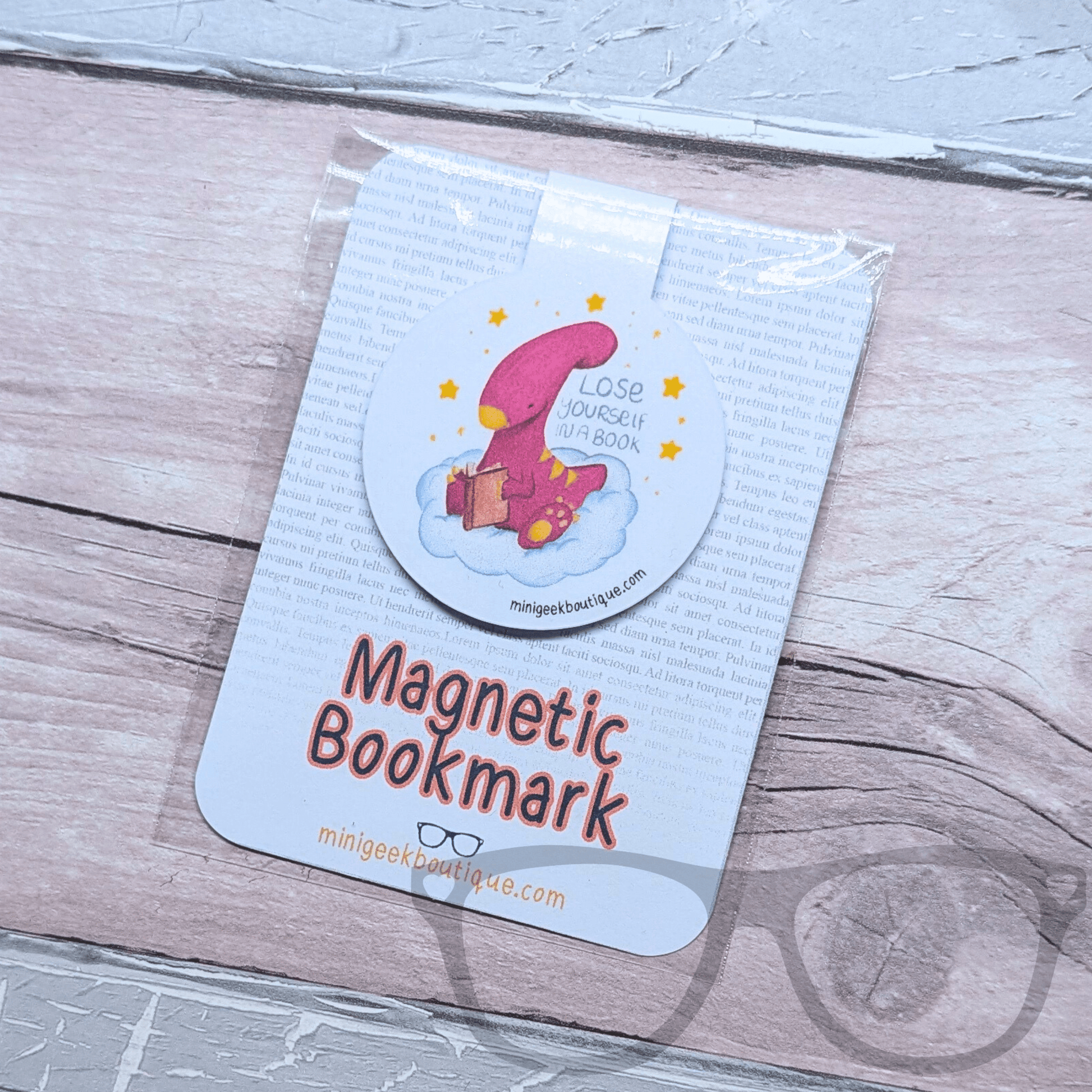 Magnetic Bookmark - Lose yourself in a book - Mini Geek Boutique