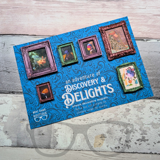 Magnetic Dinosaur Artworks - Mini Geek Boutique