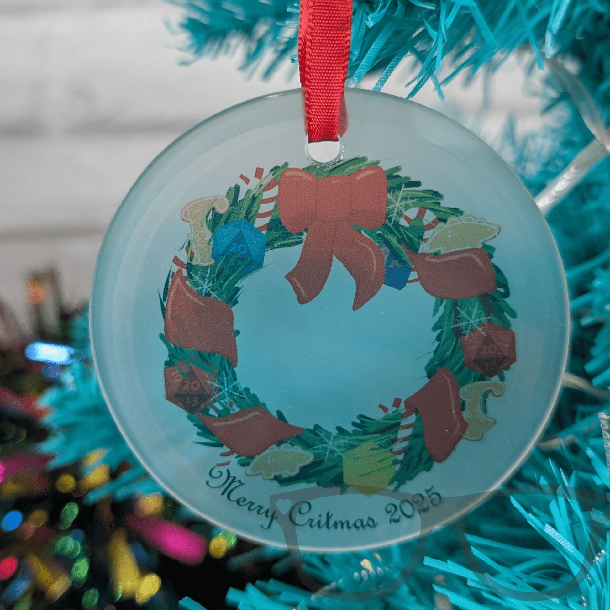 Merry Critmas 2025 Christmas Tree Decoration - Mini Geek Boutique