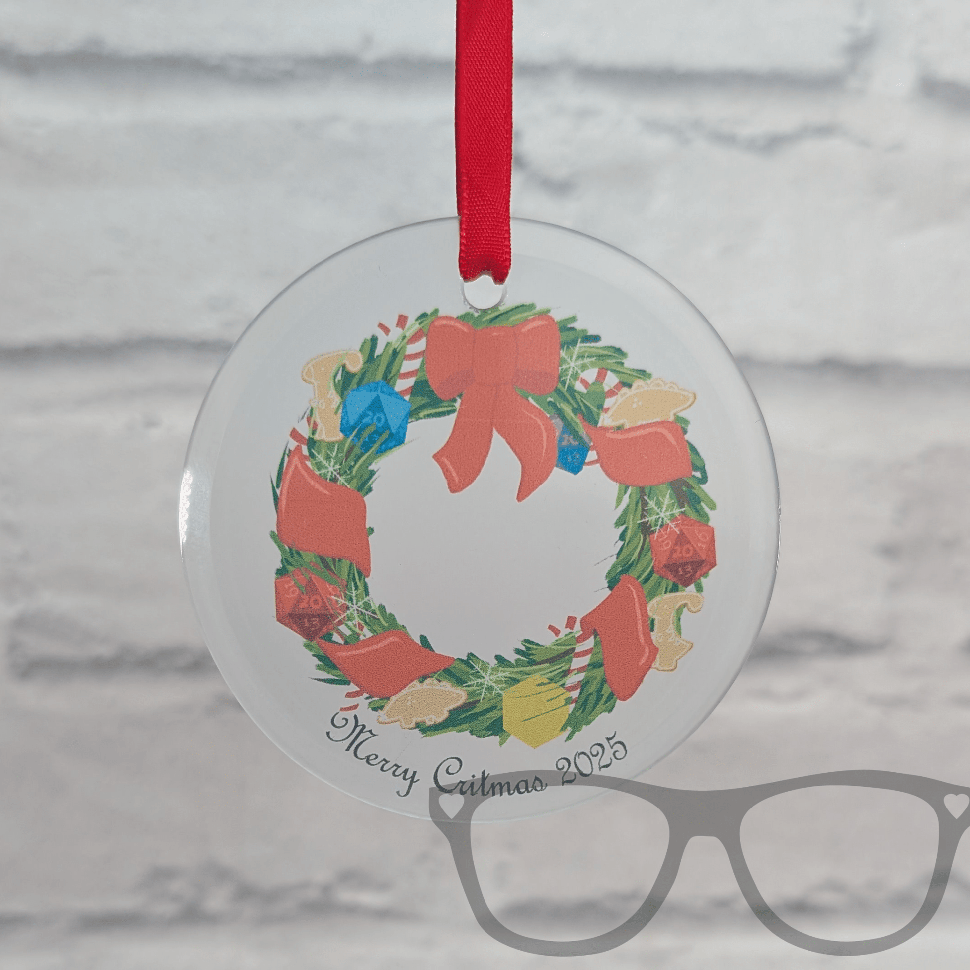 Merry Critmas 2025 Christmas Tree Decoration - Mini Geek Boutique