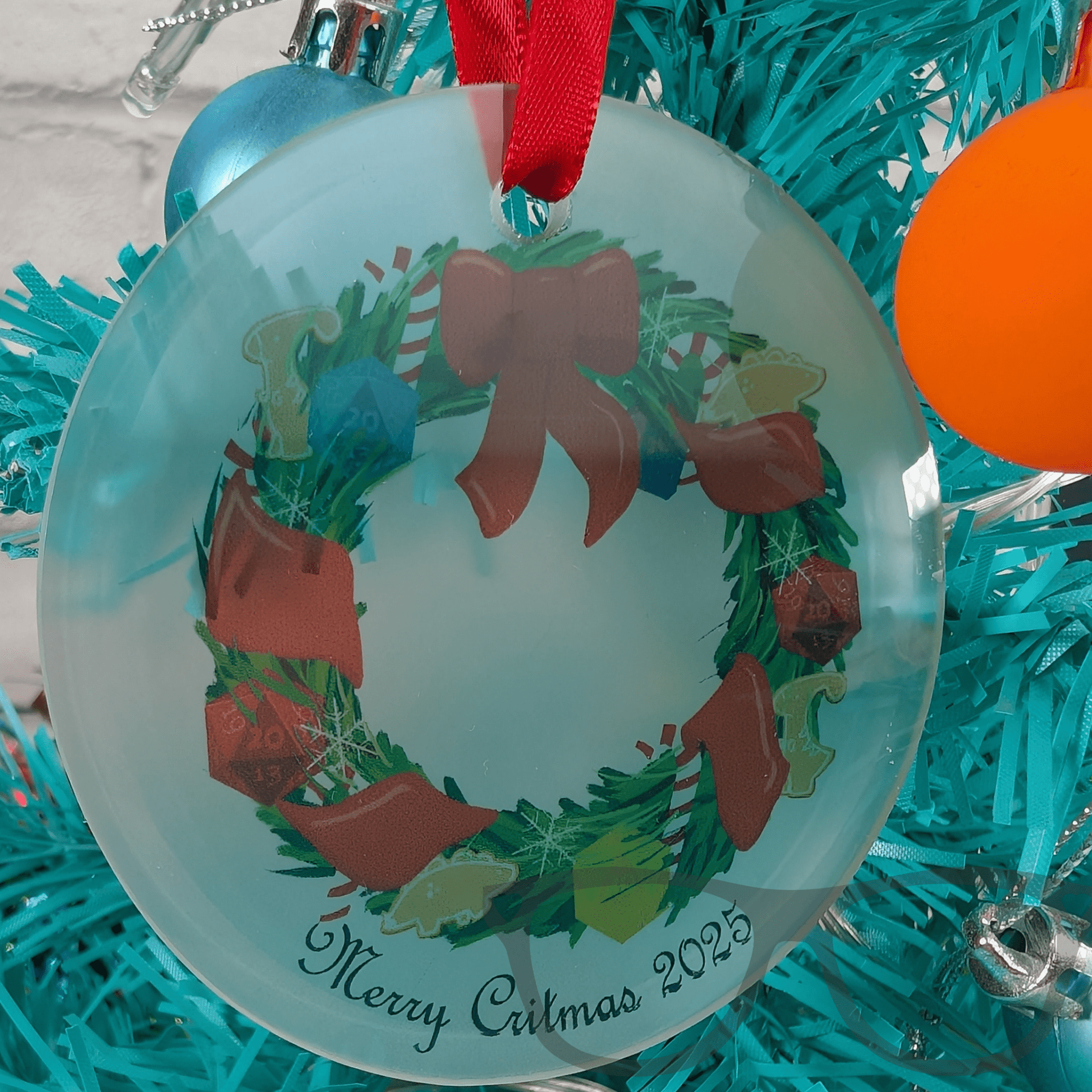Merry Critmas 2025 Christmas Tree Decoration - Mini Geek Boutique