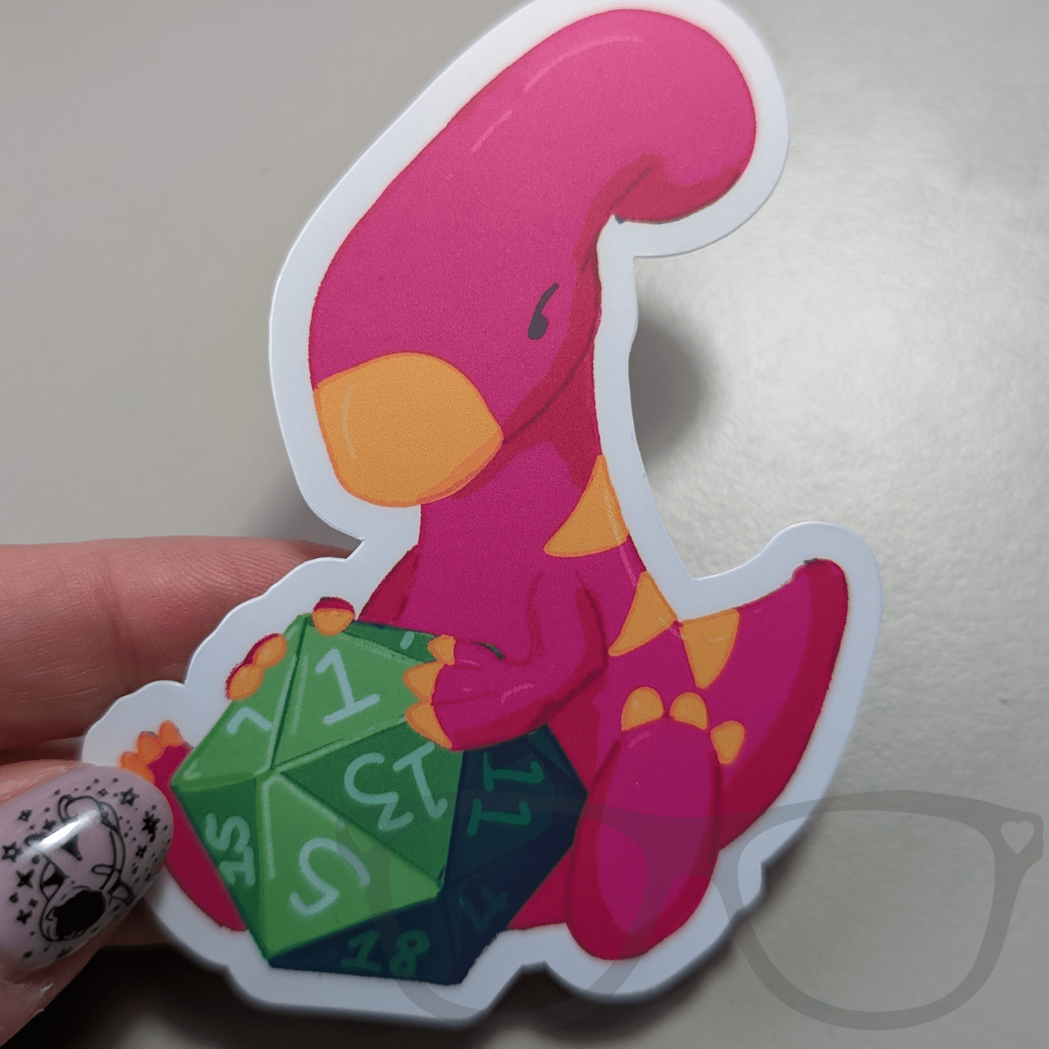 Nat 20 Irene matt vinyl sticker - Mini Geek Boutique