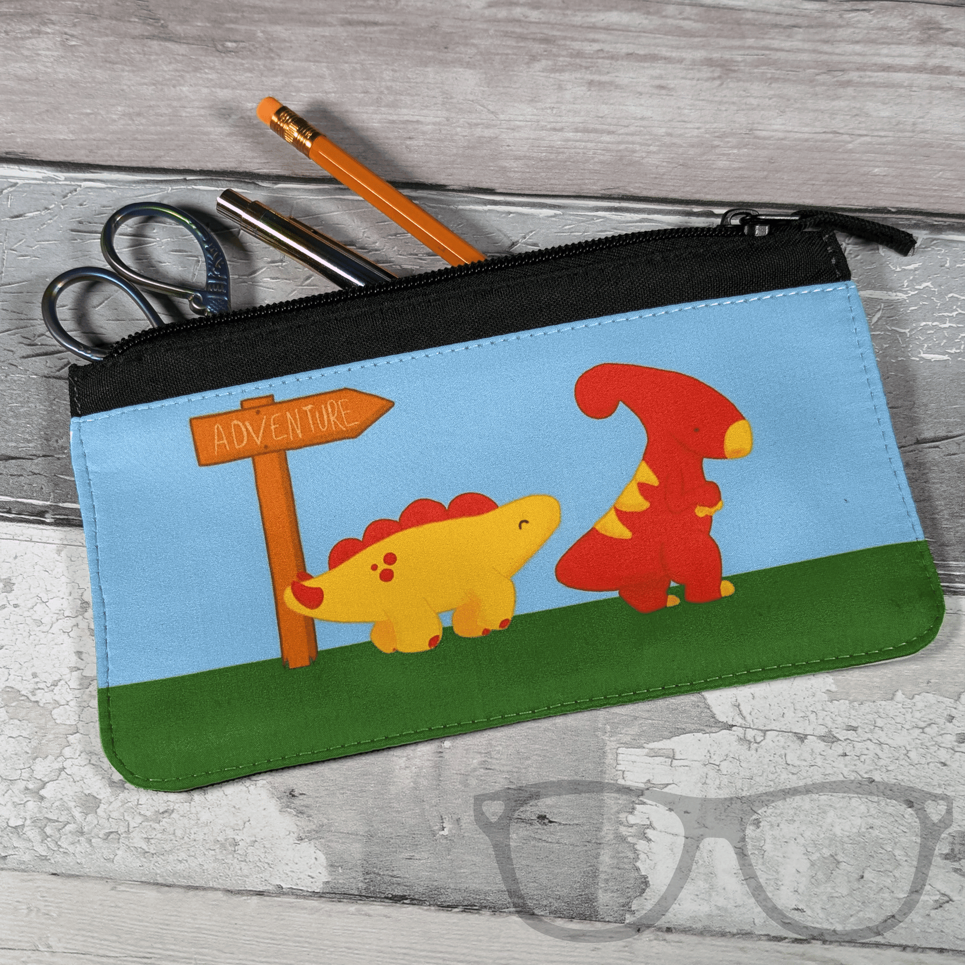 Pencil Case - Derek and Irene go on Adventure - Mini Geek Boutique