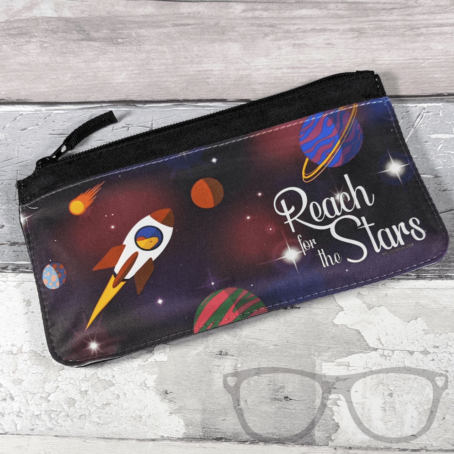 Pencil Case - Reach for the Stars - Mini Geek Boutique