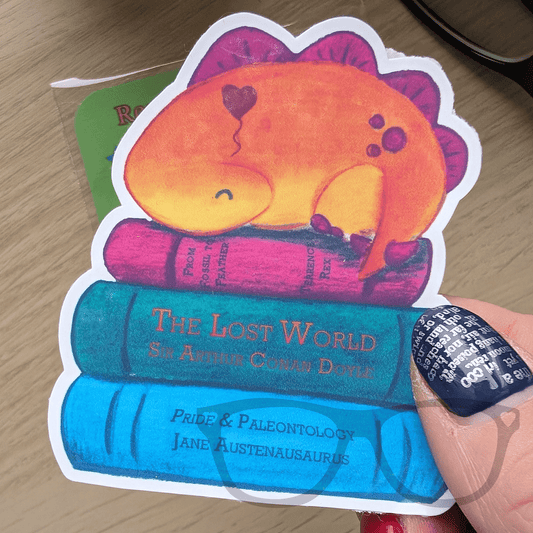 Pile of books sticker - Mini Geek Boutique