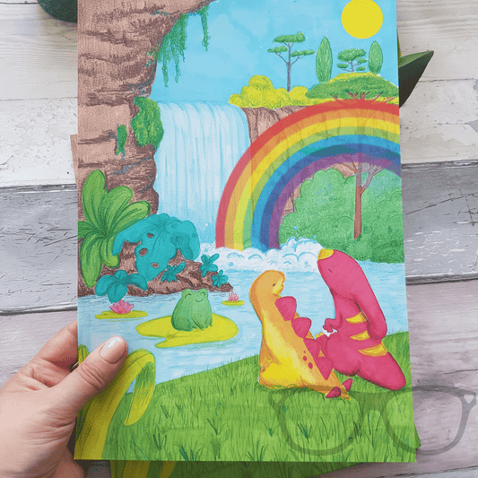 Rainbow Art Print A4 and A5 - Mini Geek Boutique