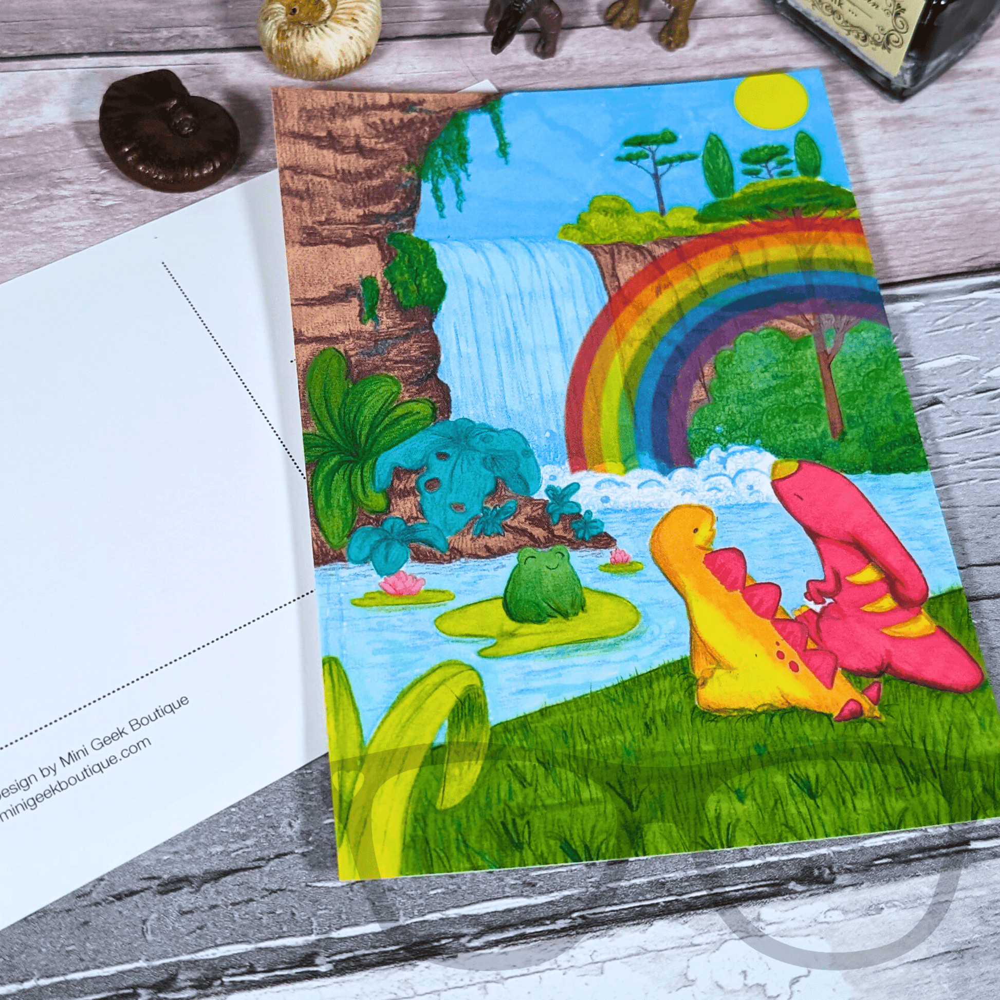 Rainbow Postcard - Mini Geek Boutique