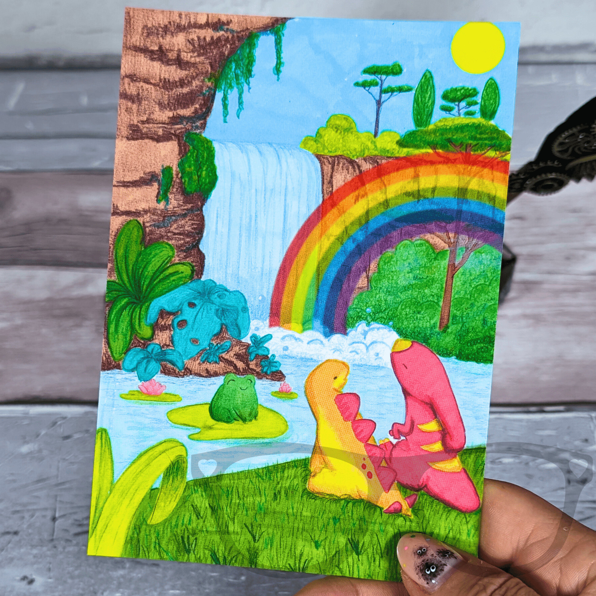 Rainbow Postcard - Mini Geek Boutique