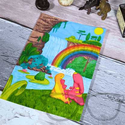 Rainbow Postcard - Mini Geek Boutique