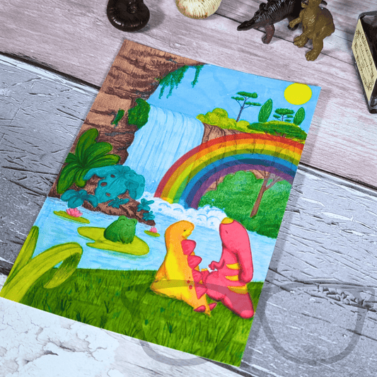 Rainbow Postcard - Mini Geek Boutique