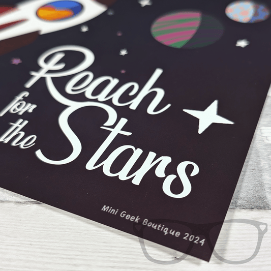 Reach for the stars Art Print - Mini Geek Boutique