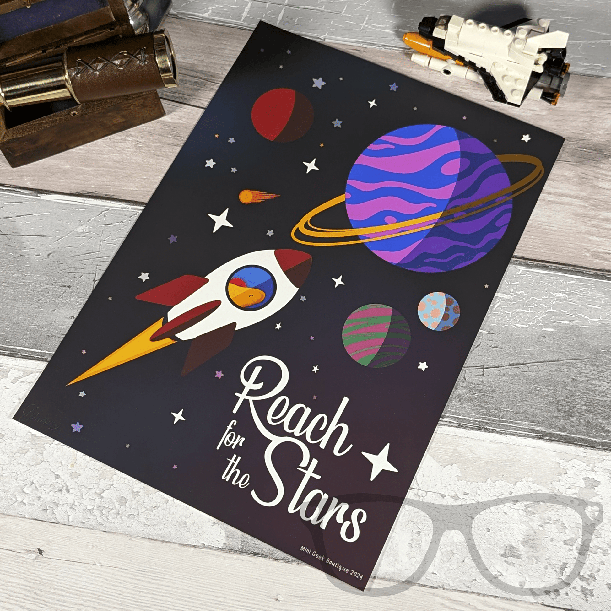 Reach for the stars Art Print - Mini Geek Boutique