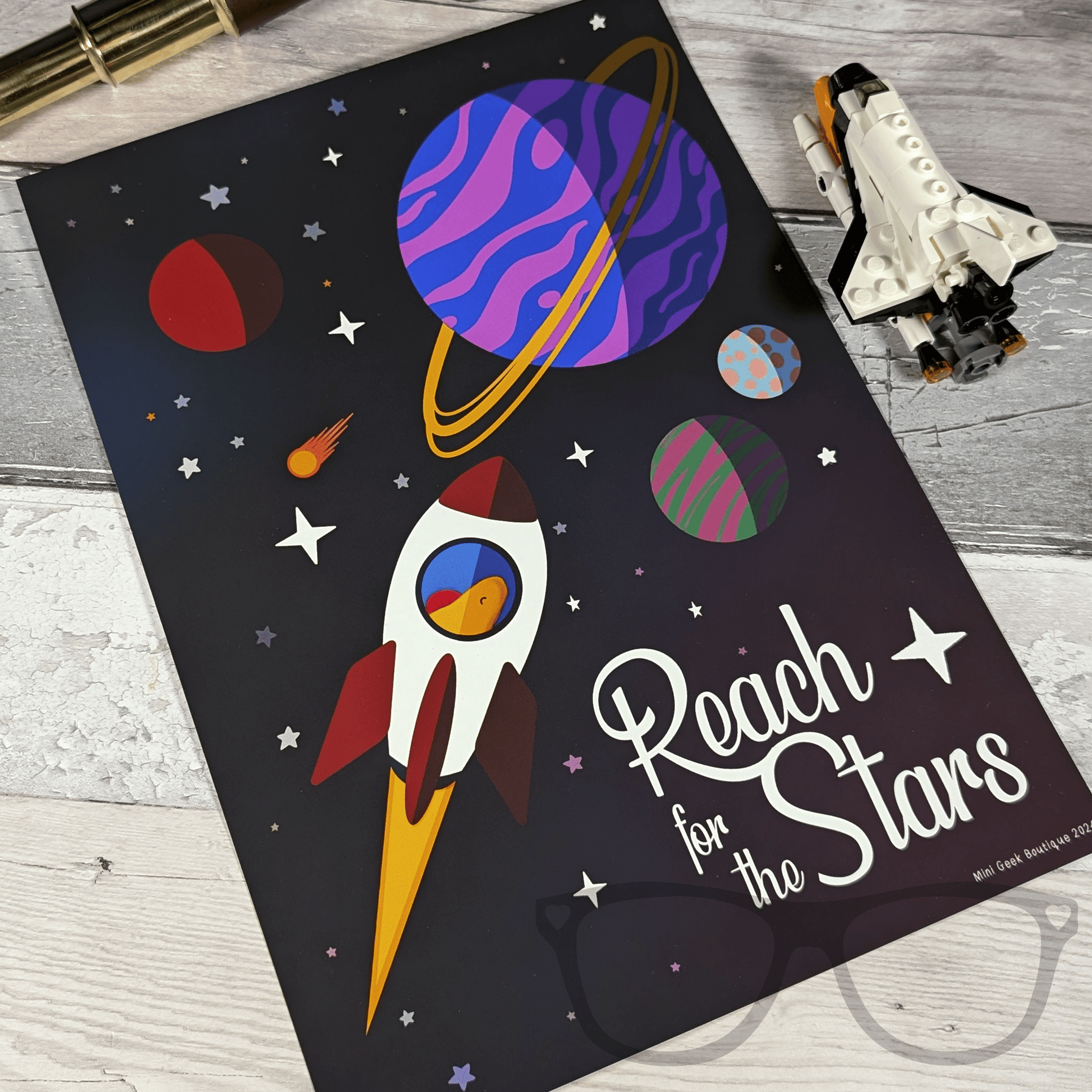 Reach for the stars Art Print - Mini Geek Boutique