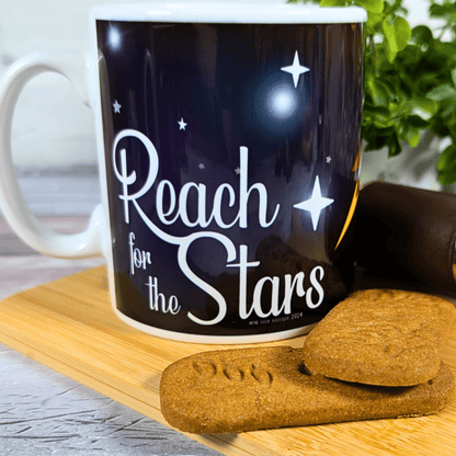 Reach for the stars ceramic mug - Mini Geek Boutique