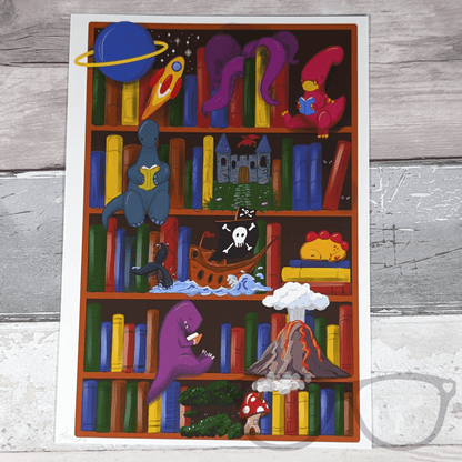 Reading is Magic A4 print - Mini Geek Boutique