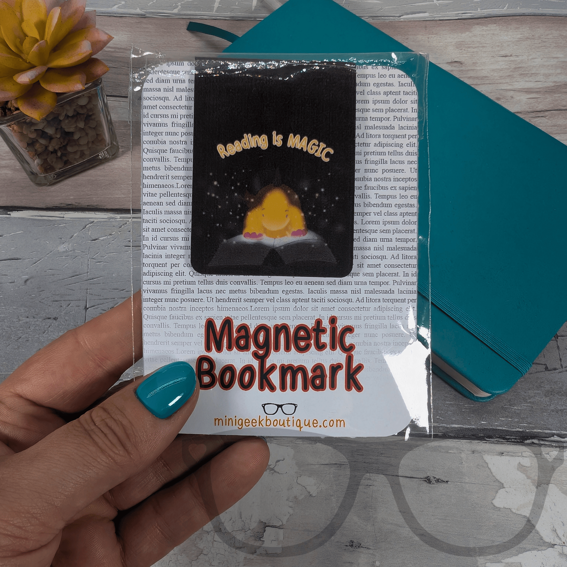 “Reading is Magic” Magnetic Bookmark - Mini Geek Boutique