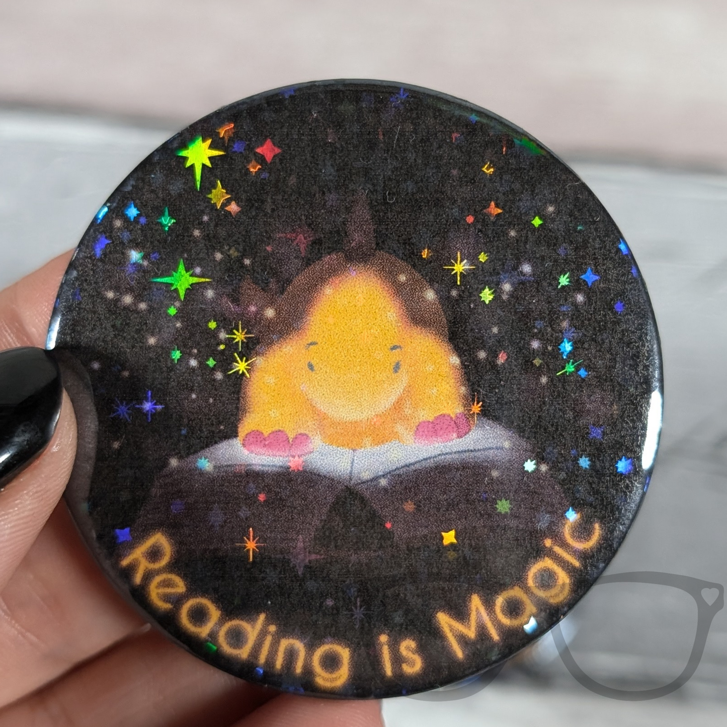 Reading is Magic sparkly badge