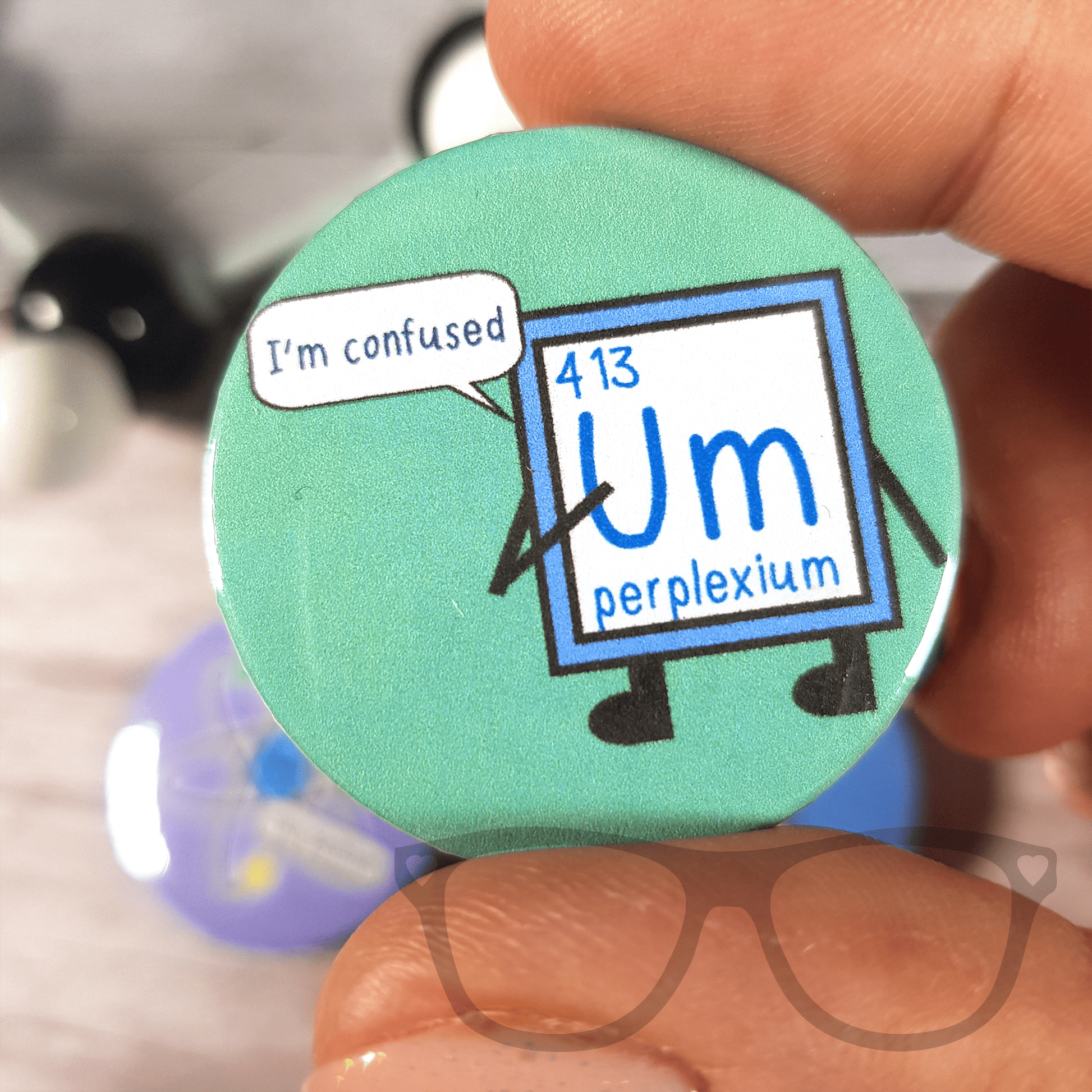 Science 38mm badge set - Mini Geek Boutique