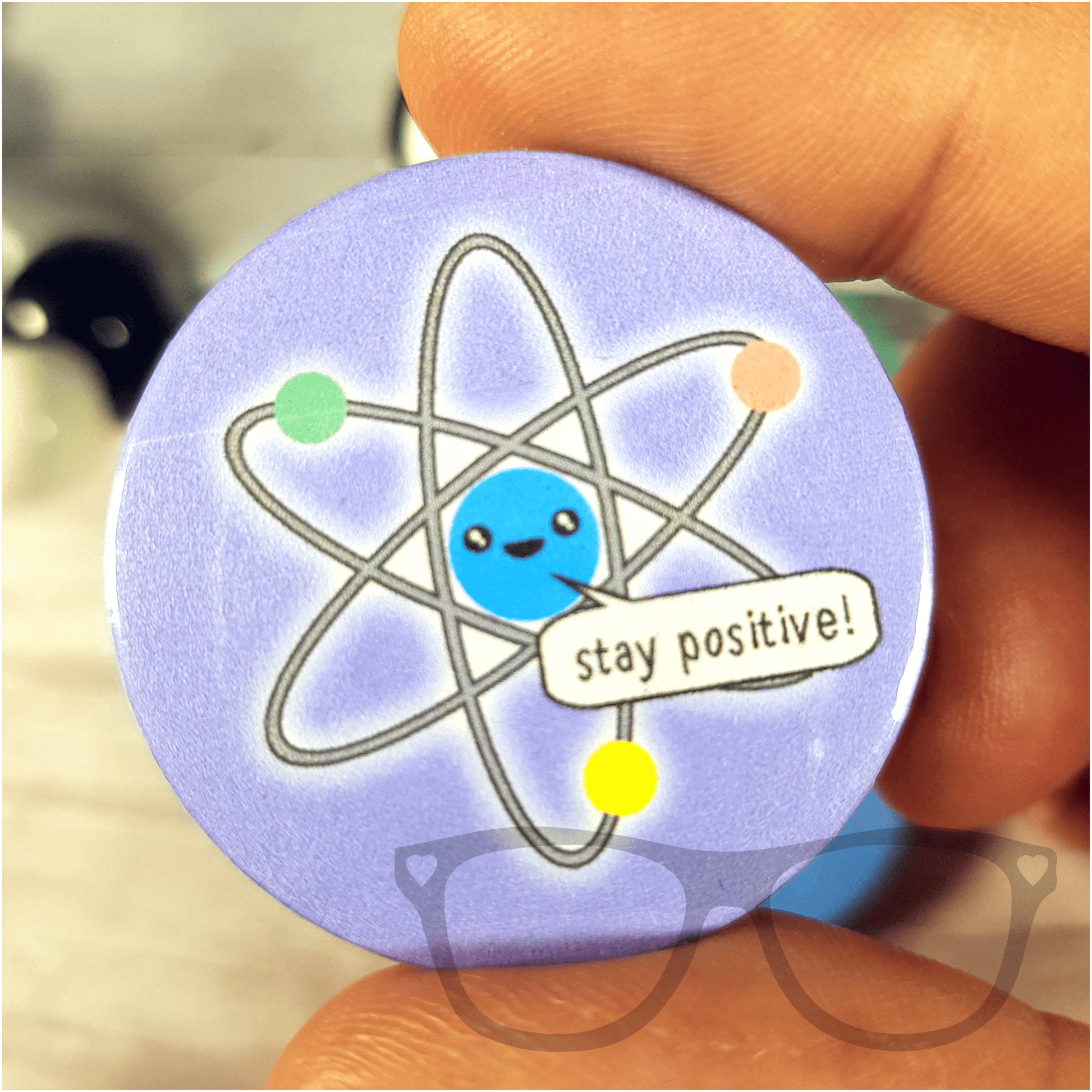 Science 38mm badge set - Mini Geek Boutique
