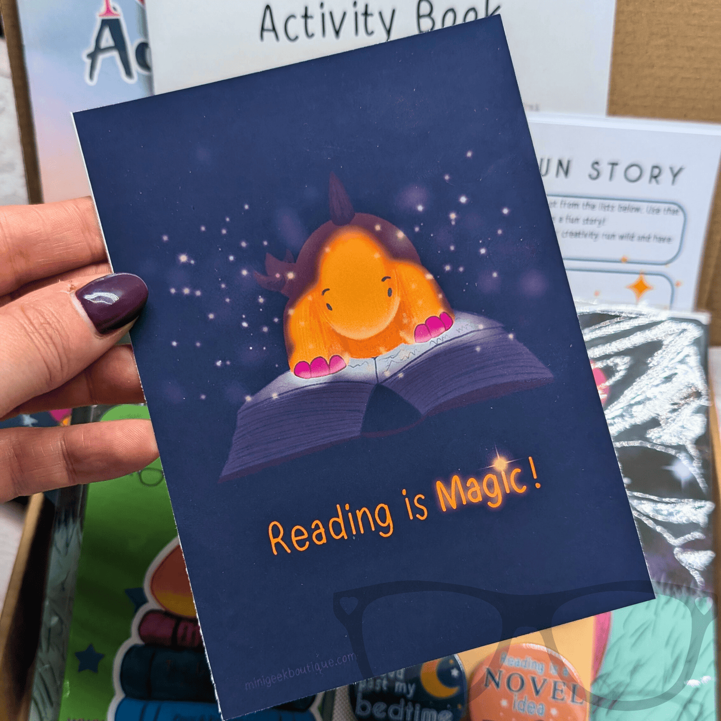Stories and Steggies Bundle Letter box Activity Box - Mini Geek Boutique