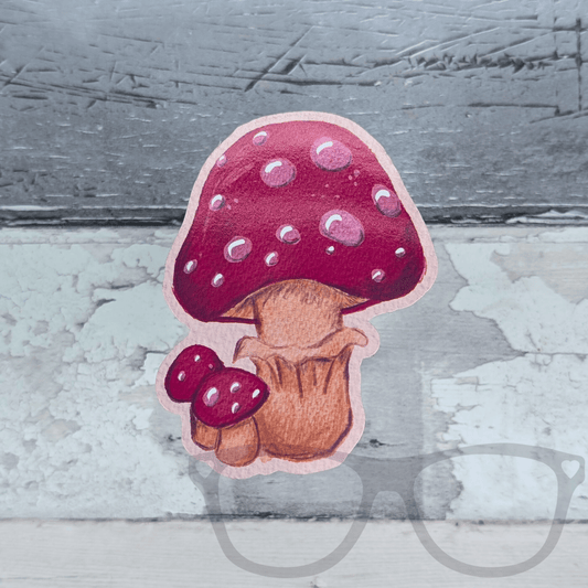 Toadstool Merry Adventures Vinyl Sticker - Mini Geek Boutique