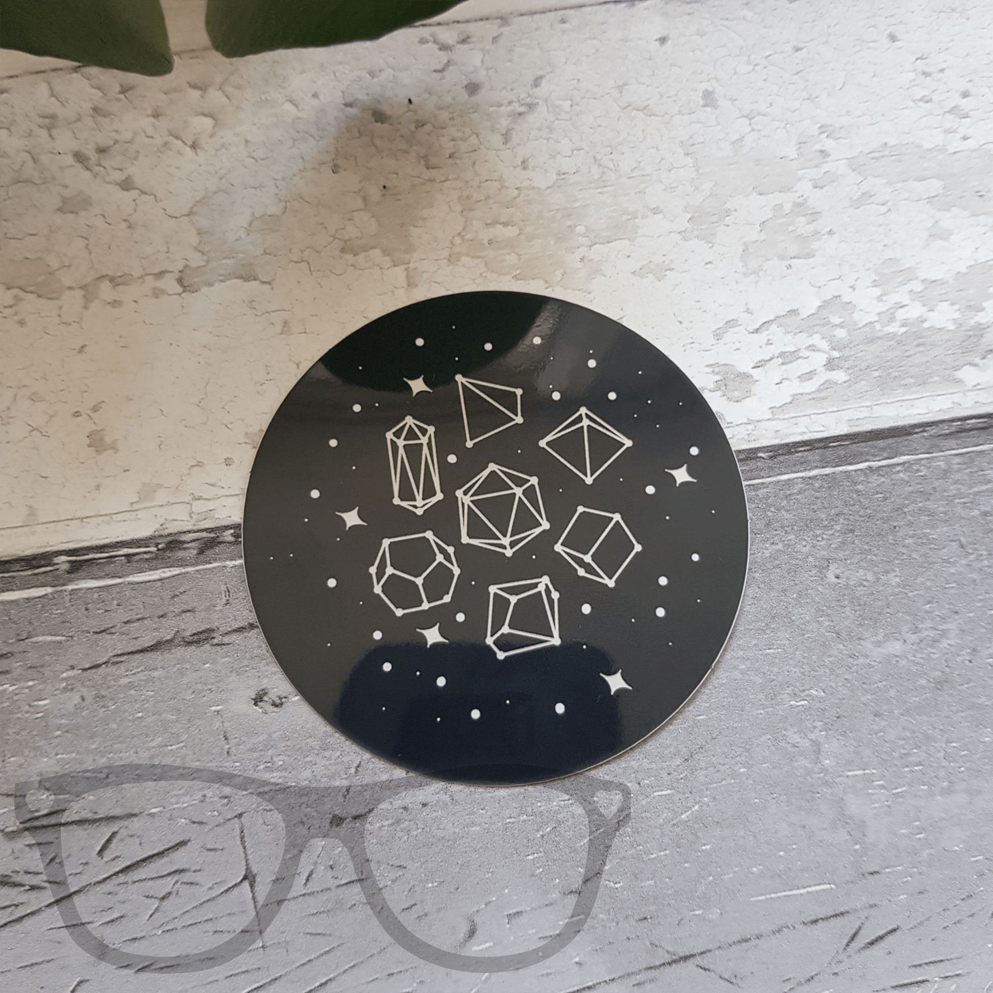 Glow in the Dark Dice Constellations Sticker - Mini Geek Boutique
