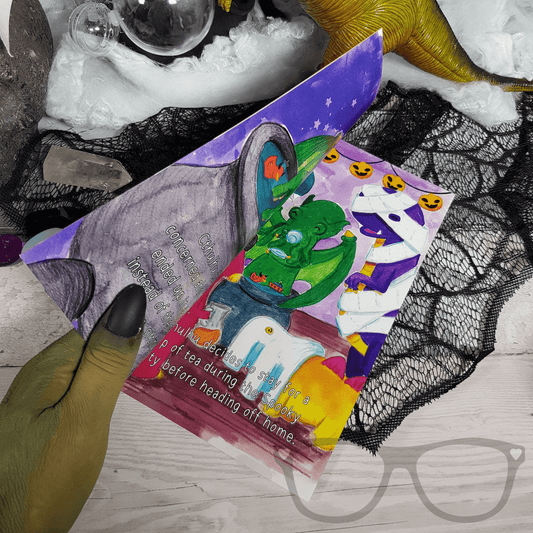 Issue 4 Halloween edition The Spooky Adventures of Derek and Irene Zine - Mini Geek Boutique