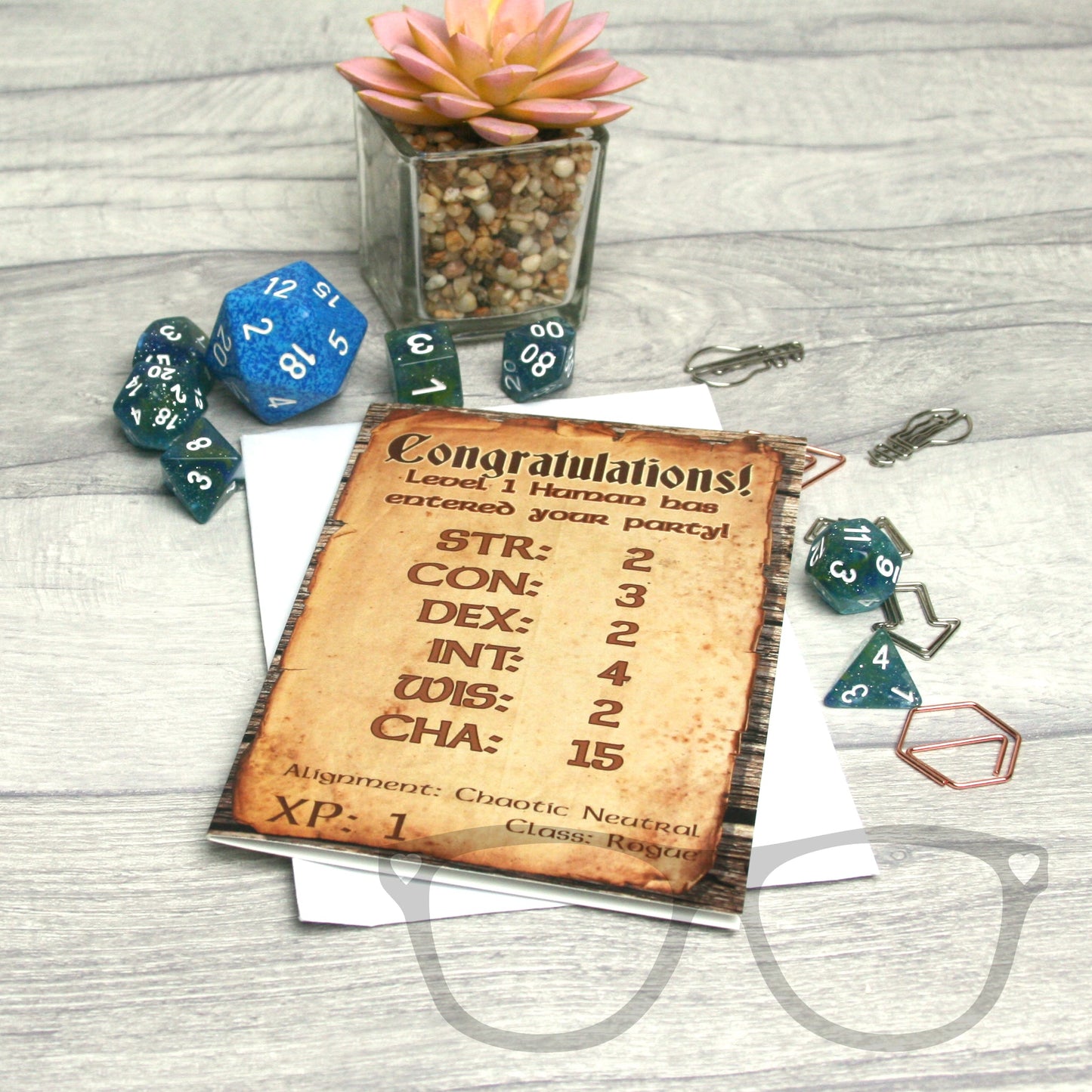 Level 1 Human New Parent Greeting Card – Blank Inside, Ideal for Any Occasion - Mini Geek Boutique
