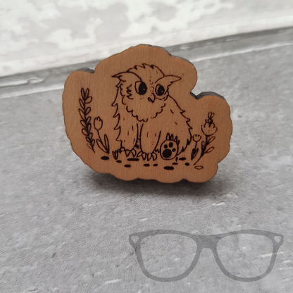 Owlbear Wooden Pin