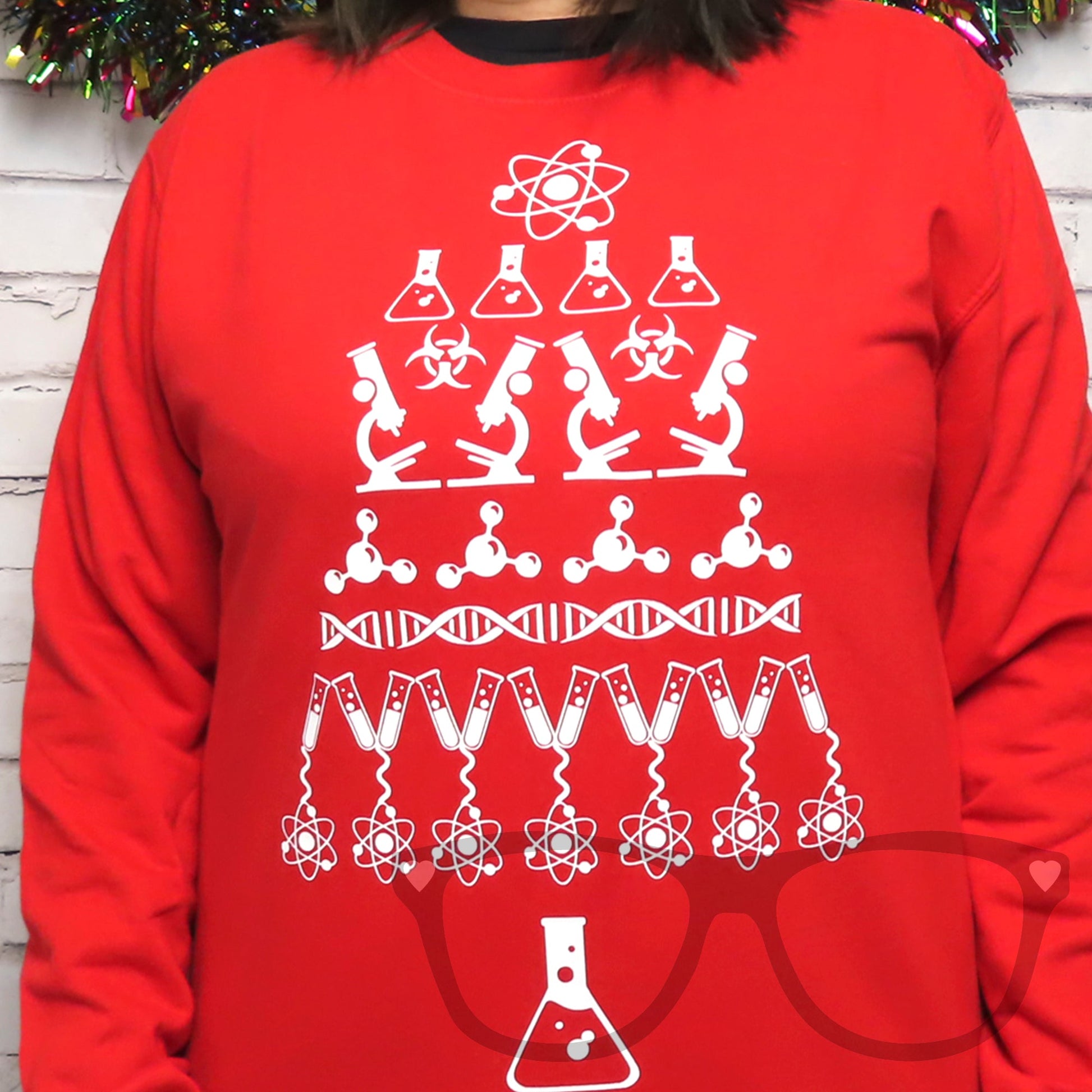 Science Christmas Sweater - Mini Geek Boutique